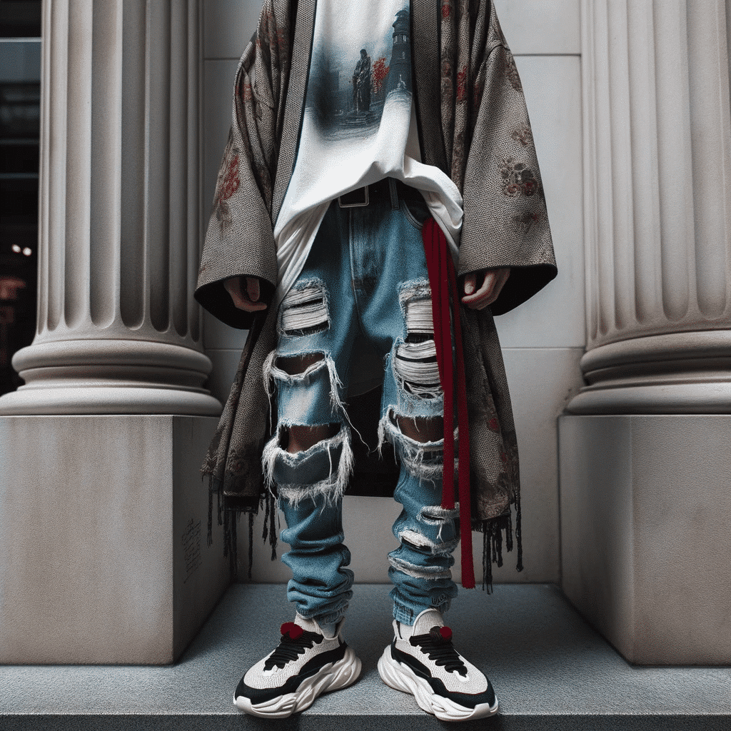 Japansk streetfashion med fokus på genbrug og vintage.
