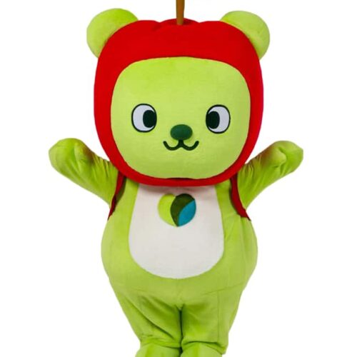 Nagano præfekturets søde grønne maskot: Arukuma